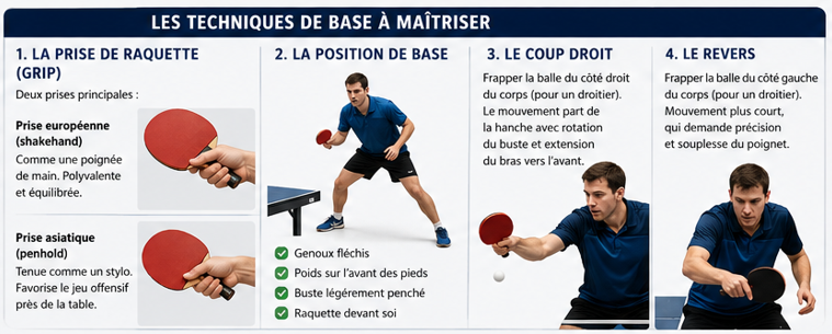 techniques de base ping pong